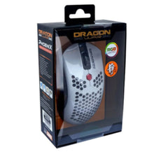 DRAGONWAR | Ultra-Light Honeycomb RGB Gaming Mouse 12000 DPI White | ELE-G25-WH