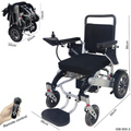 Electric Wheelchair Portable with Remote, Foldable, 250W Red  | 800 2
