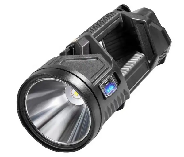 7 in 1 Multi Functional Brightest XHP70 Rechargeable LED Emergency Flashlight Torch Light Long Range Solar Searchlight | JPN3812
