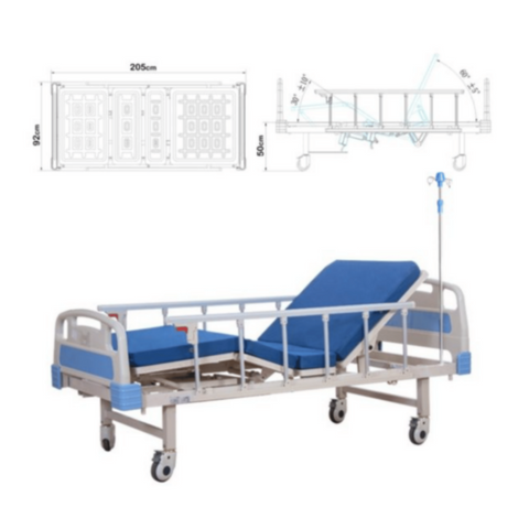 Backrest And Footrest Adjustable Medical Hospital Bed | 806