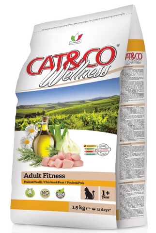 CAT & CO | Wellness Adult Fitness With Chicken And Peas 1.5 Kg | 80651