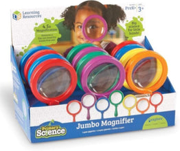 LEARNING RESOURCES UK| Jumbo Magnifier Countertop Display - Set Of 12 Pop | LER2775