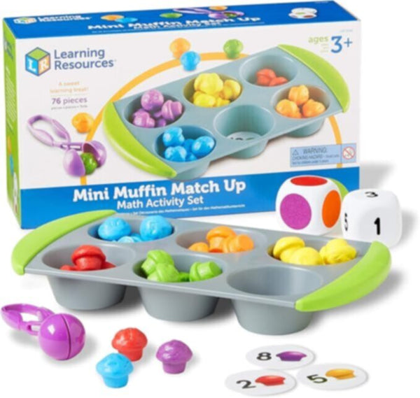 LEARNING RESOURCES UK| Mini Muffin Match Up | LER5556