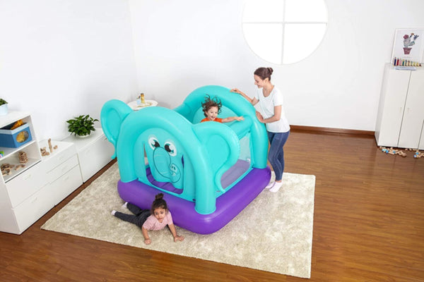BESTWAY | Up, In & Over, Energetic Elephant Bouncer 6'8" x 61" x 53"/2.03m x 1.55m x 1.35m | BES115TOY01483
