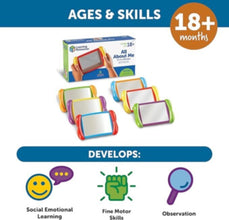 LEARNING RESOURCES UK| All About Me 2-In-1 Mirrors (1.5+ Years) | LER3371