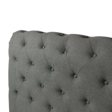 DANUBE | Oxford 180X200 Rolled-Top Sleigh King Bed - Charcoal | 810100100326