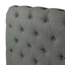 DANUBE | Oxford 180X200 Rolled-Top Sleigh King Bed - Charcoal | 810100100326