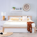 DANUBE | Martina 180x200 King Bed Set + Dresser and Stool - White/Sonoma Oak | 810100100392