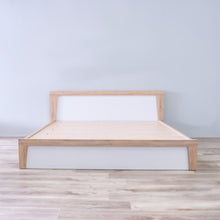 DANUBE | Martina 180x200 King Bed Set + Dresser and Stool - White/Sonoma Oak | 810100100392