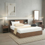 DANUBE | Adriana 150x200 Queen Bed Set Dresser and Stool Columbia | 810100100394