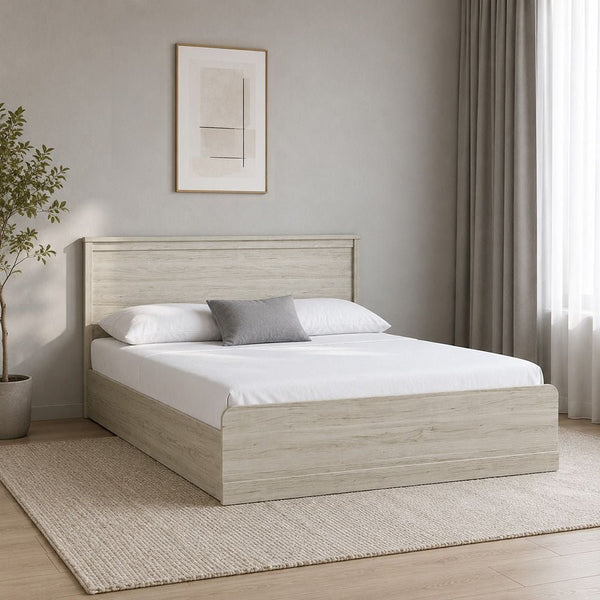 DANUBE | Zirco 180x200 King Bed with Storage White | 810100100467