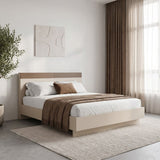 DANUBE | Bellano 180x200 King Bed With Headboard Storage Multicolor | 810100100922