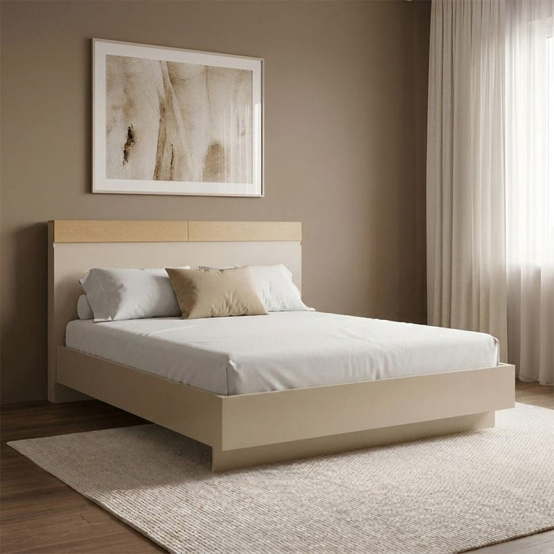 DANUBE | Bellano 180x200 King Bed With Headboard Storage Multicolor | 810100100923