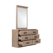 DANUBE | Raymond Dresser with Mirror - Summer Oak | 810100300123