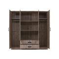 DANUBE | Raymond 4 Door Wardrobe - Summer Oak | 810100700200