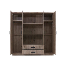DANUBE | Raymond 4 Door Wardrobe - Summer Oak | 810100700200