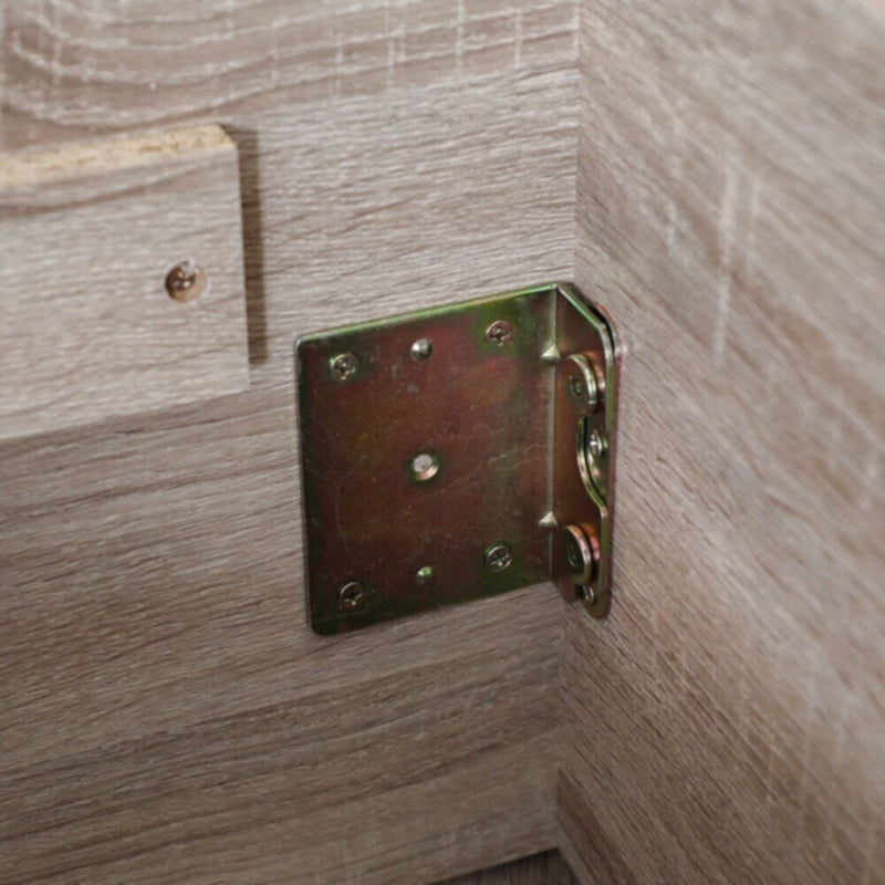 DANUBE | Gamorah 180X200 King Bed Set + Dresser And Stool - Sonoma Oak | 810101700097