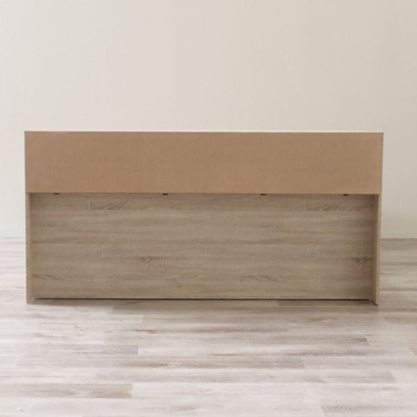 DANUBE | Gamorah 180X200 King Bed Set + Dresser And Stool - Sonoma Oak | 810101700097