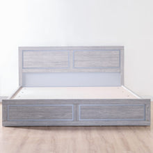 DANUBE | Torino 180x200 King Bed Set + Dresser with Mirror - Grey Oak/Silver Line | 810101700098