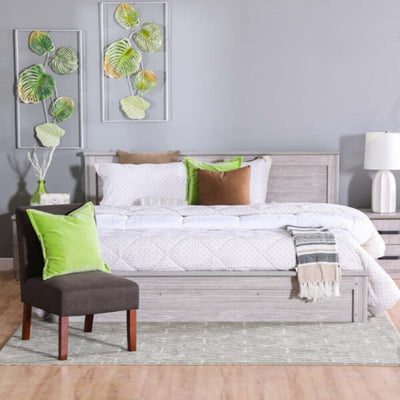 DANUBE | Raymond 180X200 King Bed - Grey Oak | 810101700823