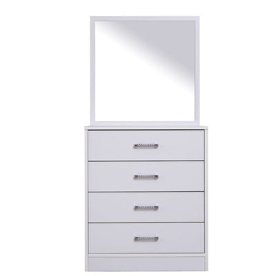 Astoria Dresser With Mirror - White | 810101800024
