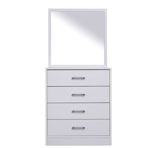 Astoria Dresser With Mirror - White | 810101800024