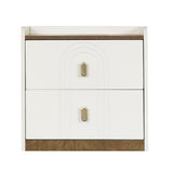 DANUBE | Eliza Night Stand Matte White Oak | 810101800042
