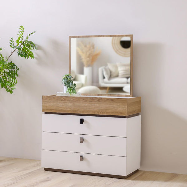 DANUBE | Sacramento Dresser with Mirror Beige Oak | 810101800324