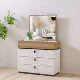 DANUBE | Sacramento Dresser with Mirror Beige Oak | 810101800324