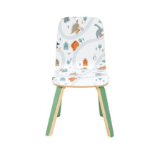 DANUBE | Bentwood Kids Chair - Dino Pattern / Green | 810200700052