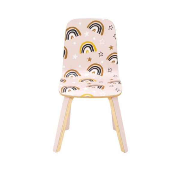 DANUBE | Bentwood Kids Chair - Rainbow Pattern / Pink | 810200700053