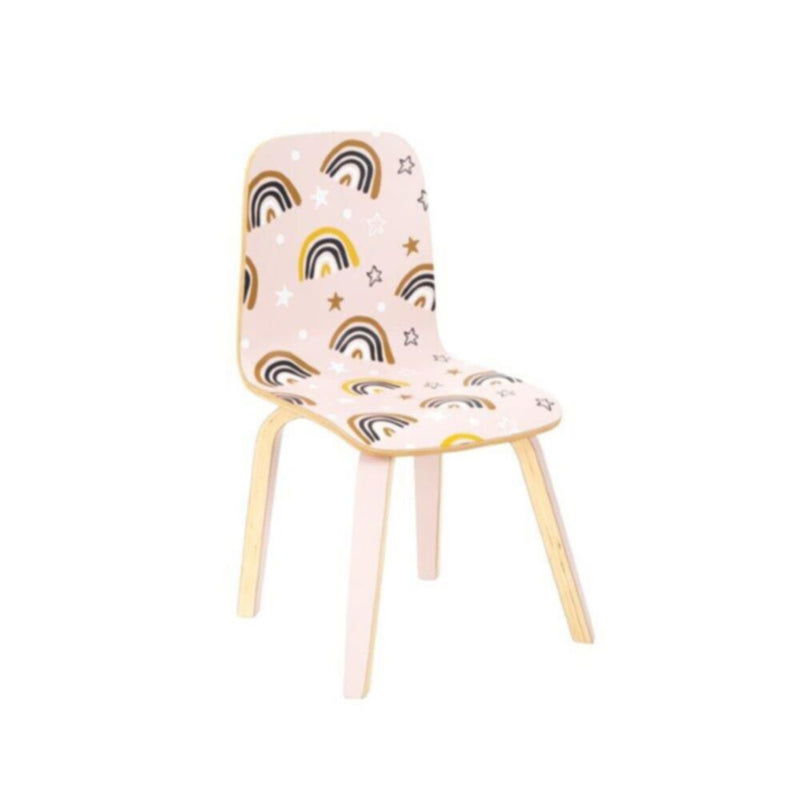 DANUBE | Bentwood Kids Chair - Rainbow Pattern / Pink | 810200700053