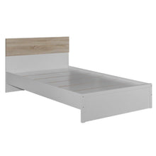 DANUBE | Aurora 120X200 Single Bed - White / Natural Oak | 810201000057
