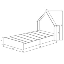 DANUBE | Capella Kids Bed - 90X200 | 810201300047