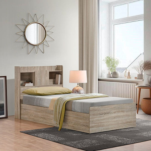 DANUBE | Supreme 120x200 Young Single Bed French Sonoma Oak | 810201300051