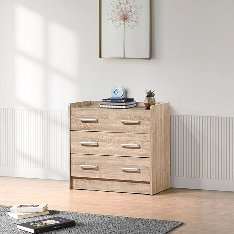 DANUBE | Supreme 3 Drawer Young Dresser French Sonoma Oak | 810201500018