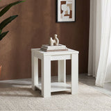 DANUBE | Heather End Table-White | 810300100170
