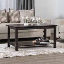 DANUBE | Linda 2 Layer Coffee And End Table Set - Dark Walnut | 810300200658