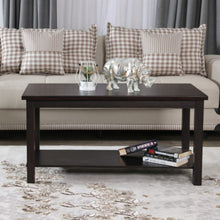 DANUBE | Linda 2 Layer Coffee And End Table Set - Dark Walnut | 810300200658