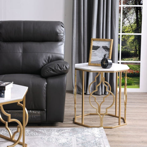 Esperanza 41X41X57Cm End Table - Golden | 810300200808