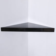 DANUBE | Triangle Corner Wall Shelf - 35x35x3.8 cm - Gloss Black | 810300400056