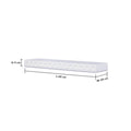 DANUBE | Elizabeth Floating Wall Shelf - 60x20x5 cm - White | 810300400058