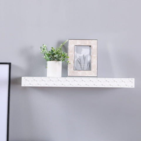 DANUBE | Elizabeth Floating Wall Shelf - 60x20x5 cm - White | 810300400058