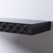 DANUBE | Elizabeth Floating Wall Shelf - 120x20x5 cm - Black | 810300400063