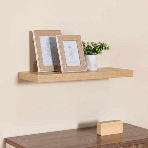 Manhattan PVC Floating Wall Shelf - 60x23x3.8 cm - Brown | 810300400064