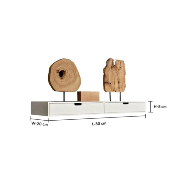 DANUBE | Bellagio Drawer Shelf White | 810300400079