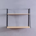 DANUBE | New Ladder 2-Tier Wall Shelf - 52x22x41 cm - Black | 810300400091