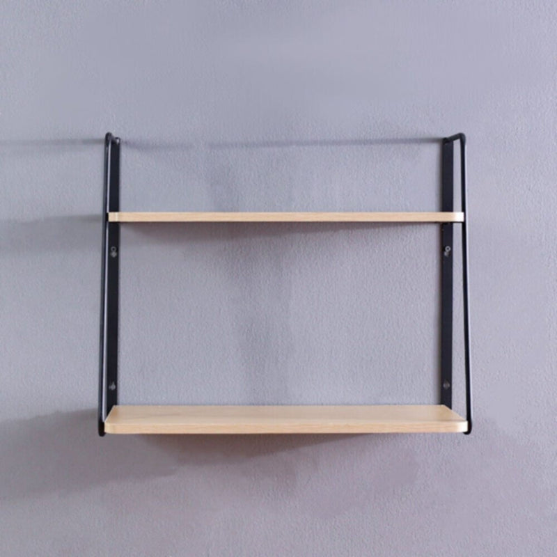 DANUBE | New Ladder 2-Tier Wall Shelf - 52x22x41 cm - Black | 810300400091