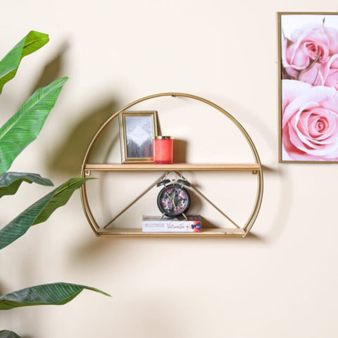 DANUBE | Fidel Wall Shelf F - Golden | 810300400099
