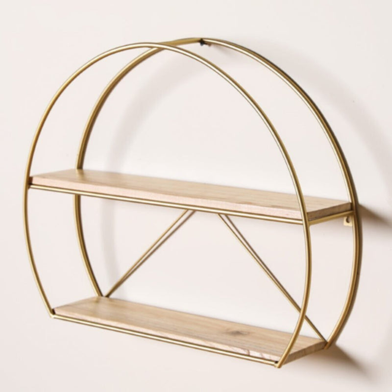DANUBE | Fidel Wall Shelf F - Golden | 810300400099